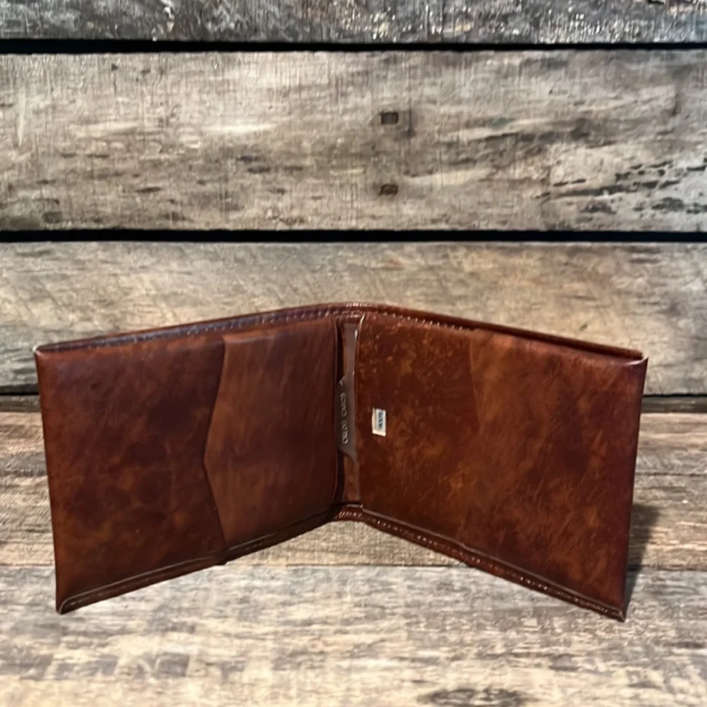 Vintage ‘60’s-70’s Rolf’s Tri-Fold Leather Wallet New Condition